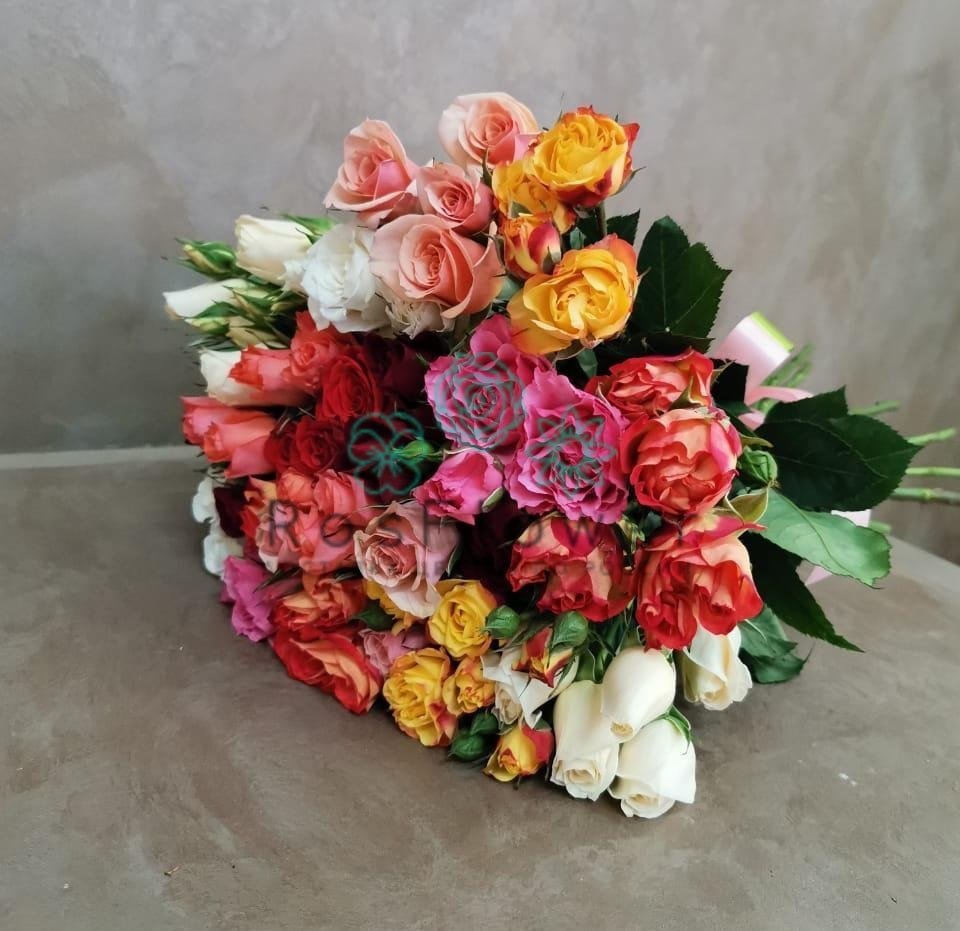 Букет цветов из: Розы в Качалинской