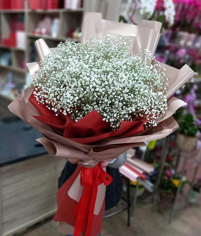 Букет цветов из: Гипсофила в Качалинской