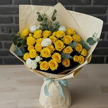 Букет цветов из:  Розы в Качалинской