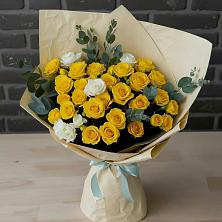 Букет цветов из:  Розы в Качалинской