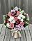 Букет цветов из: Альстромерии, Гвоздики, Розы и Хризантемы в Качалинской