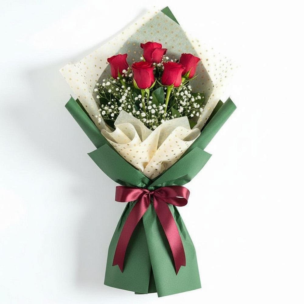 Букет цветов из: Розы в Качалинской