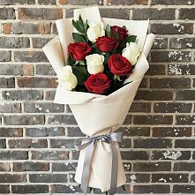 Букет цветов из:  Розы в Качалинской
