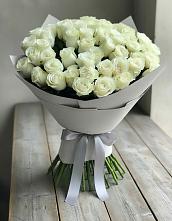 Букет 35 Белых роз #REPLACE_PRED# Качалинской