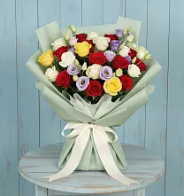 Букет цветов из:  Розы #REPLACE_PRED# Качалинской