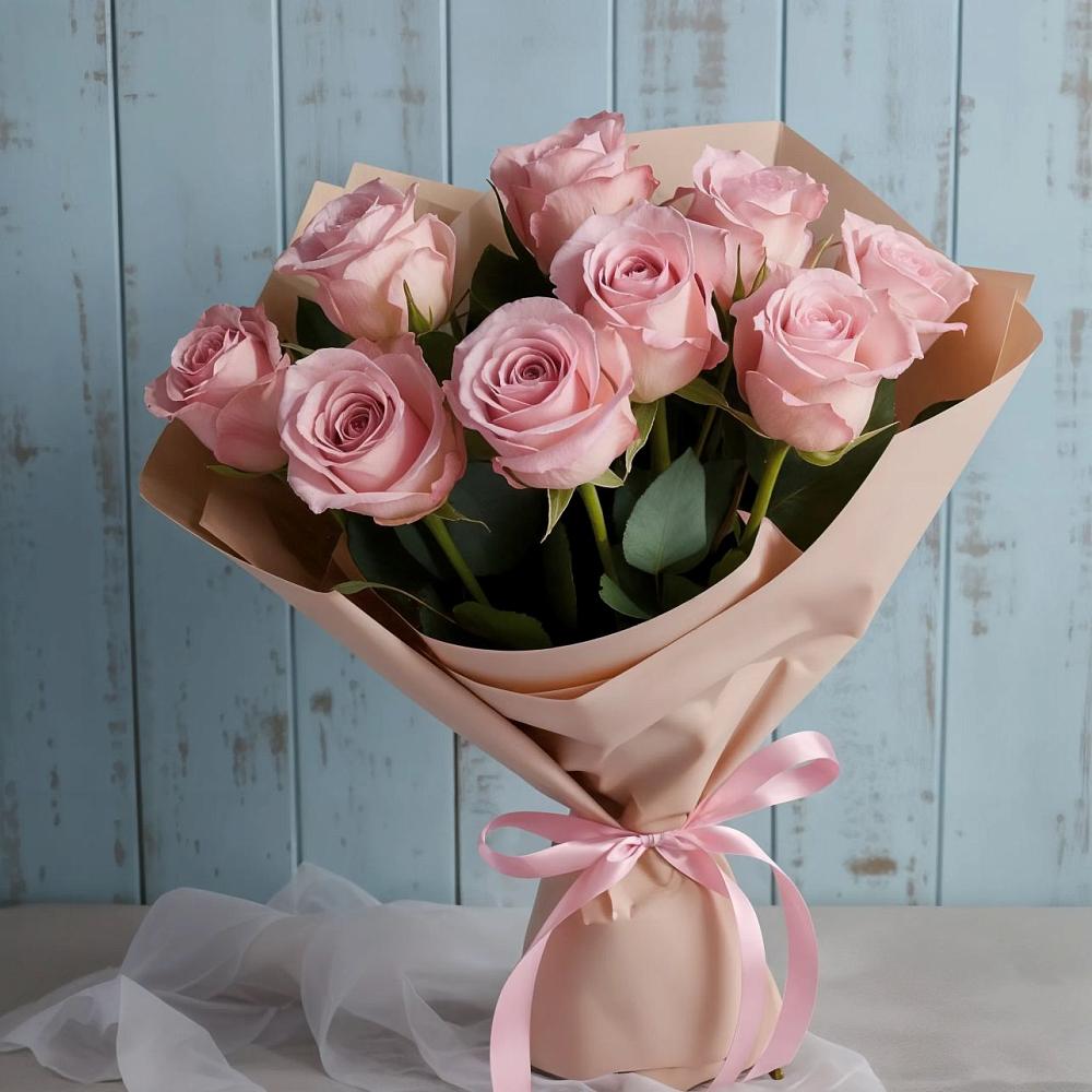 Букет цветов из: Розы в Качалинской