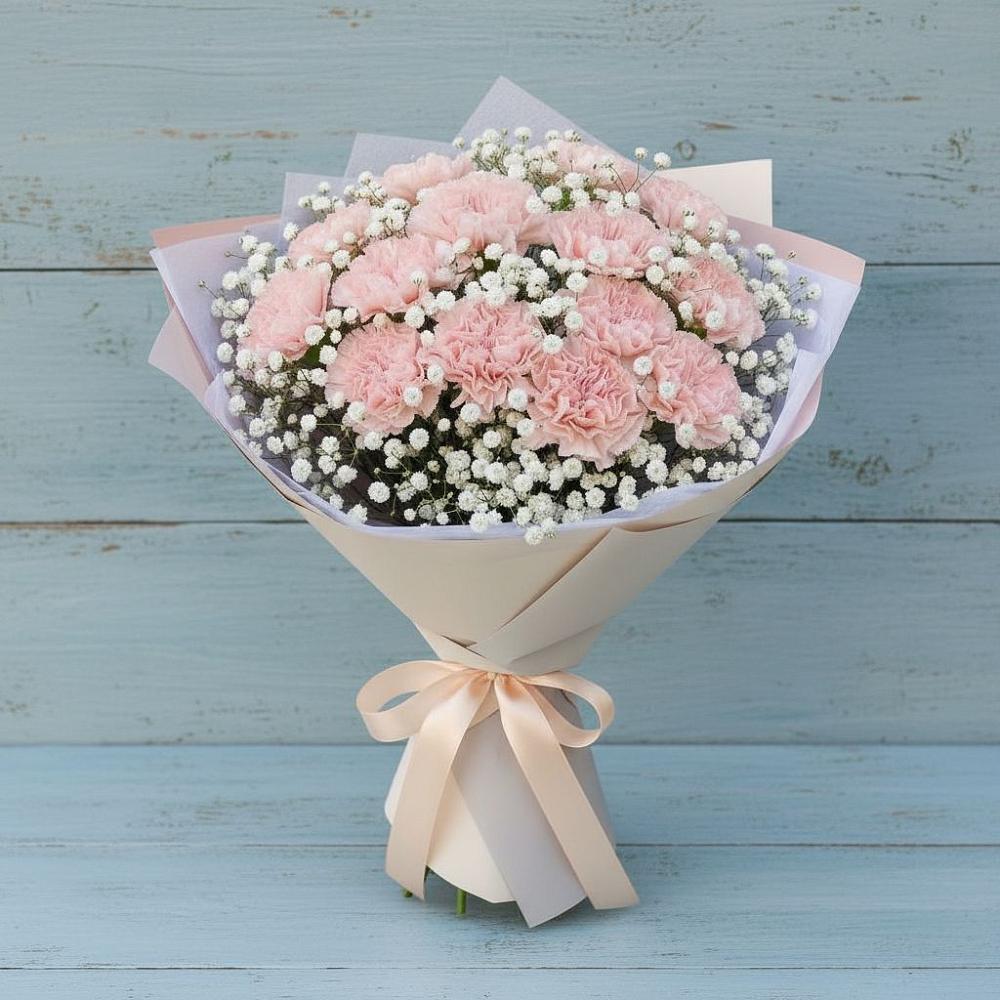 Букет цветов из: Гвоздики в Качалинской