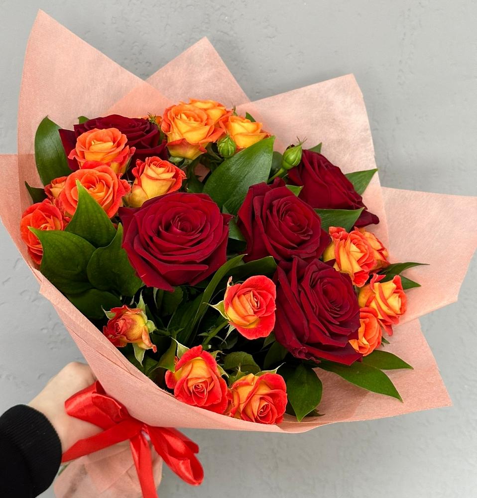 Букет Любовь и восторг в Качалинской