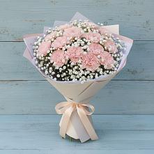 Букет цветов из:  Гвоздики в Качалинской