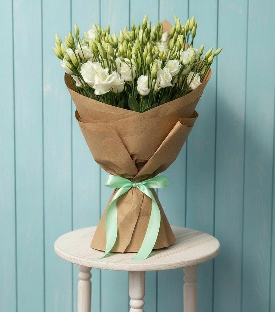 Букет цветов из: Лизиантусы в Качалинской