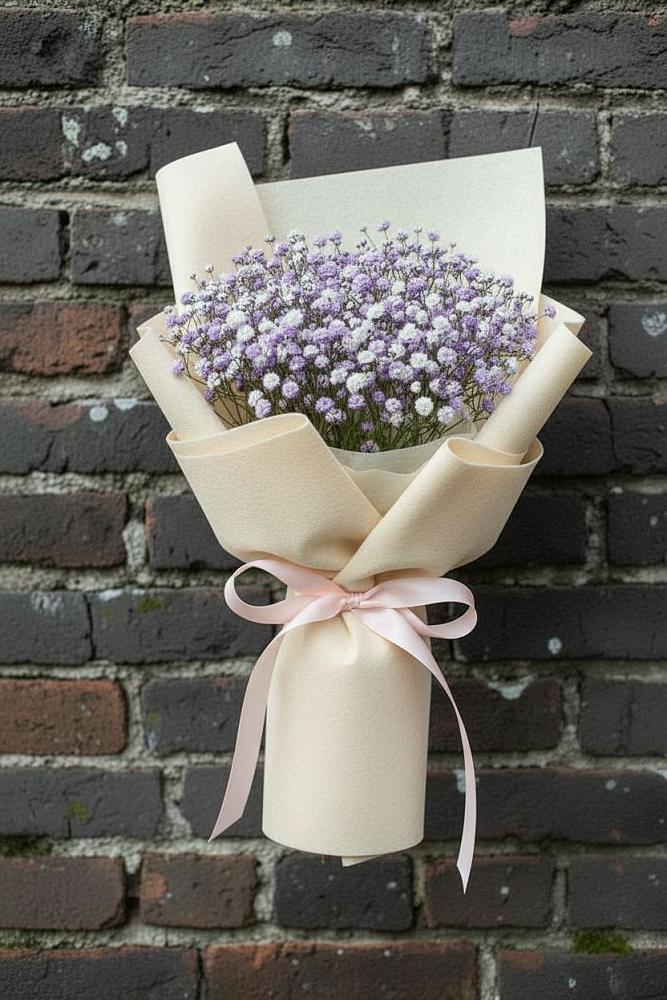 Букет цветов из: Гипсофила в Качалинской