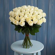 Букет 51 Белая роза Эдлесс Лав #REPLACE_PRED# Качалинской