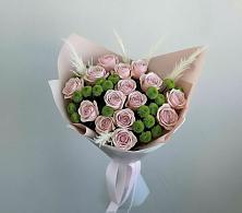 Букет цветов из:  Розы и Хризантемы в Качалинской