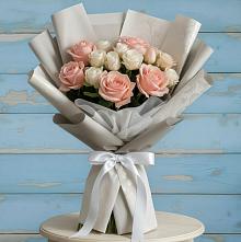Букет цветов из:  Розы #REPLACE_PRED# Качалинской