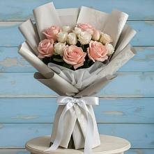 Букет цветов из:  Розы в Качалинской