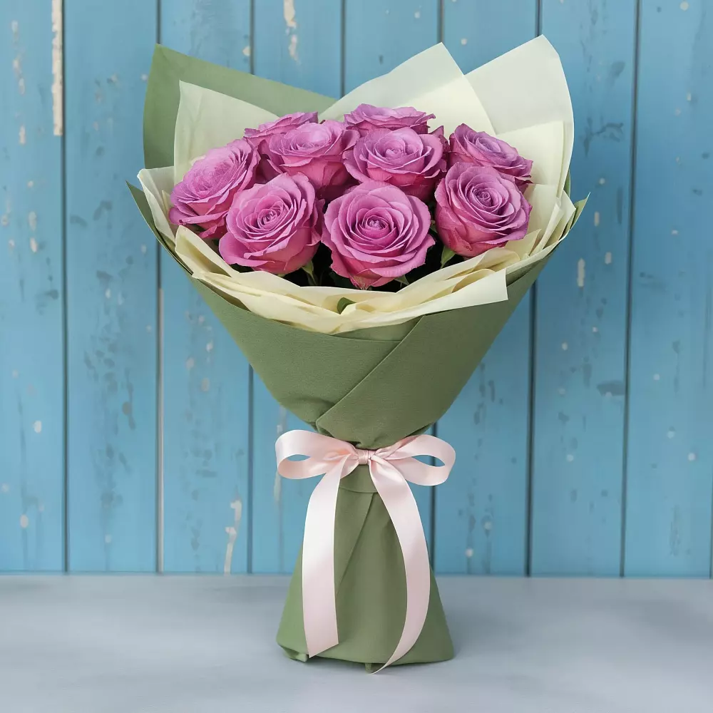 Букет Розы Фёрст Леди в Качалинской