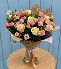 Букет цветов из:  Розы в Качалинской