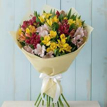 Букет цветов из:  Альстромерии в Качалинской