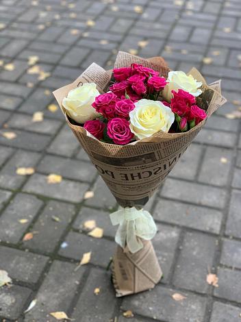 Букет цветов из: Розы в Качалинской