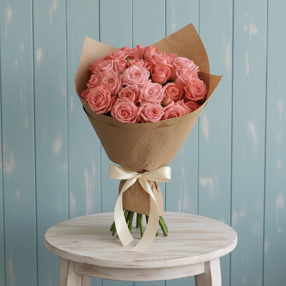 Букет цветов из: Розы в Качалинской