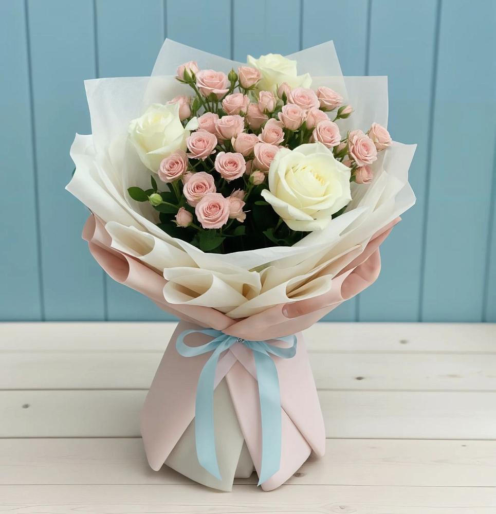 Букет цветов из: Розы в Качалинской