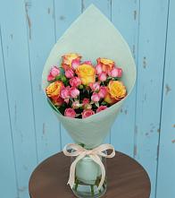 Букет цветов из:  Розы в Качалинской