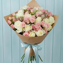 Букет цветов из:  Розы в Качалинской